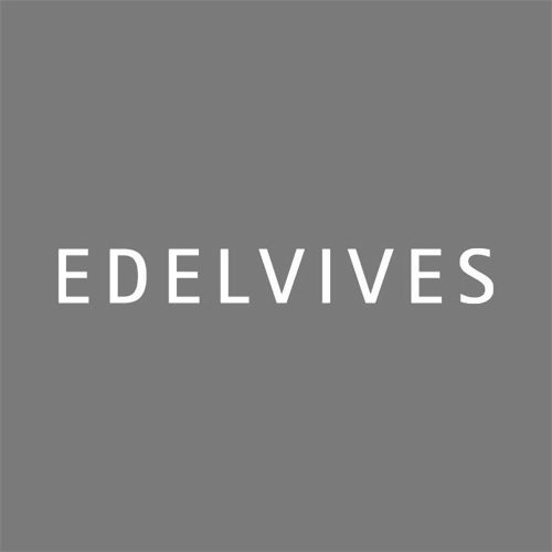 Logotipo de Edelvives en fondo gris