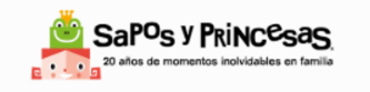 Logo de Sapos y Princesas, entretenimiento familiar.