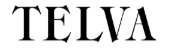 Logotipo de TELVA en blanco y negro.