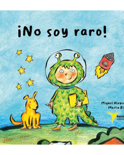Portada del libro infantil "¡No soy raro!".